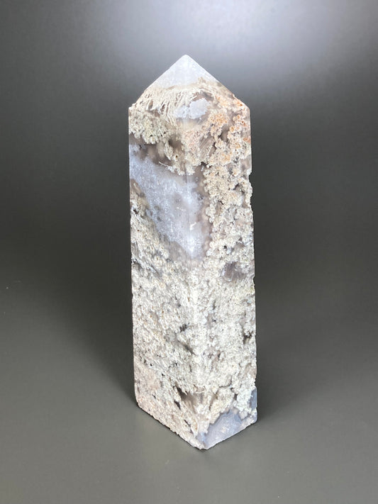 Moss Agate Tower, 5"