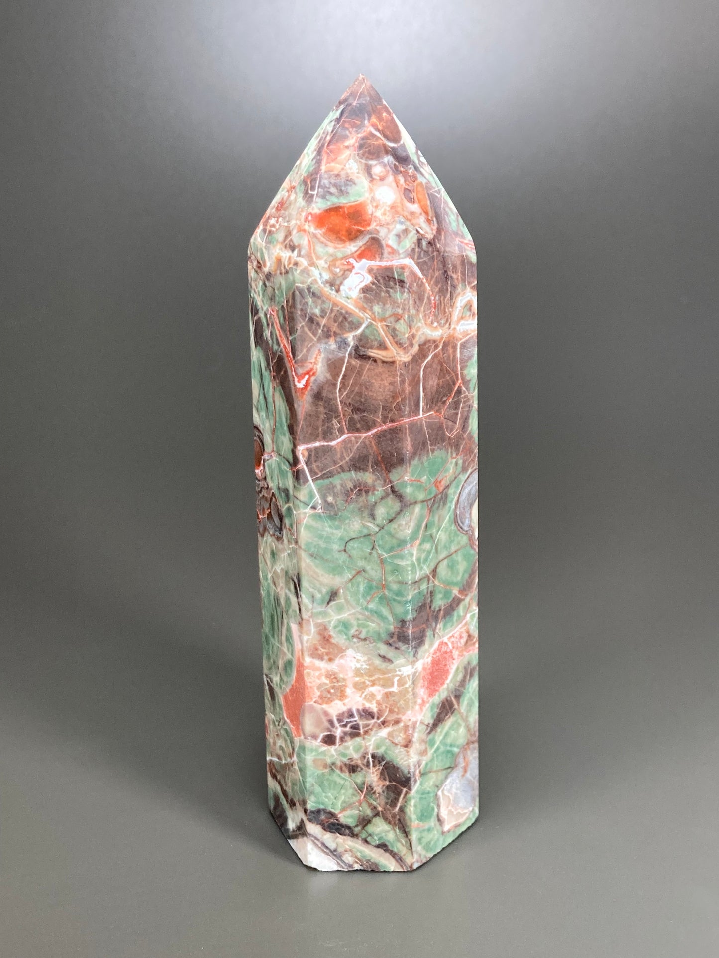 Money Agate Tower, 5 1/2"