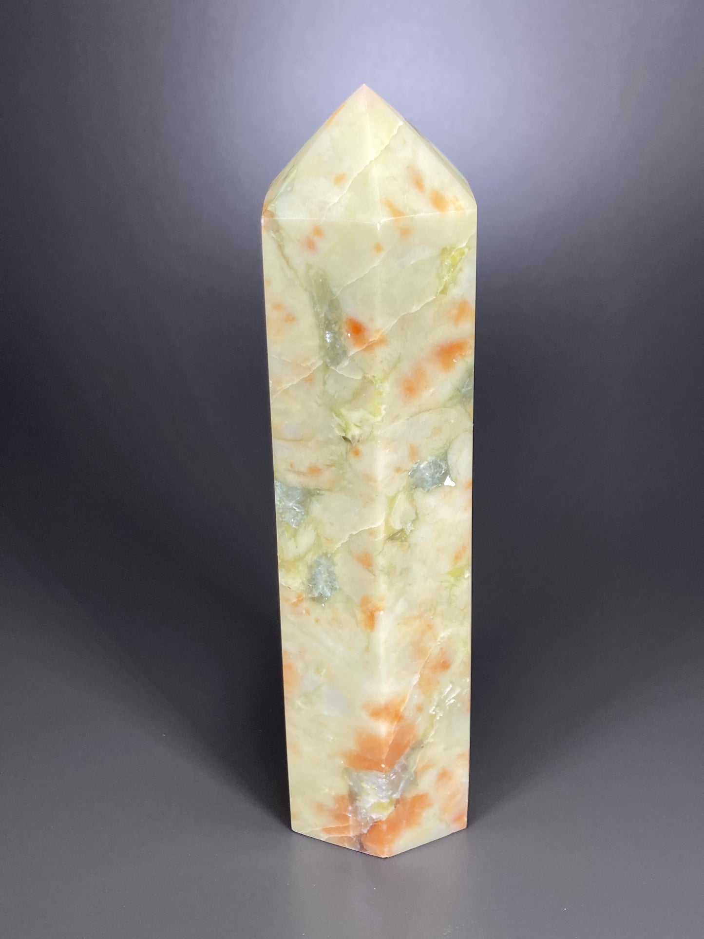 Green Opal Tower, 6 3/8"