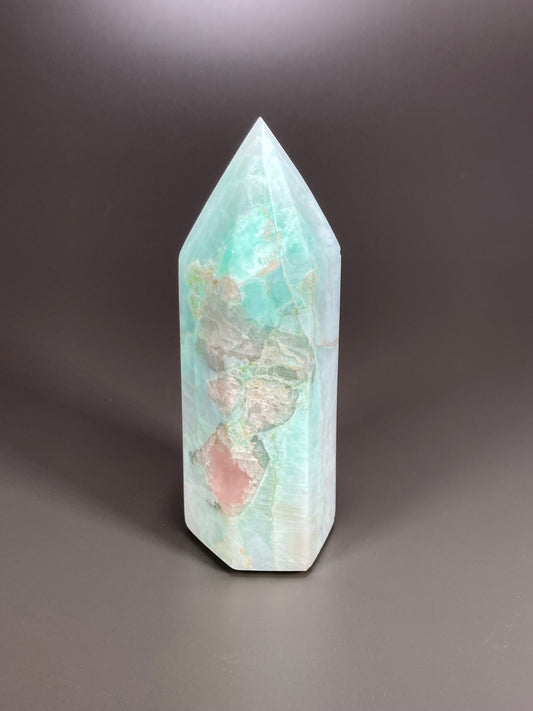 Green Moonstone Tower, 4"