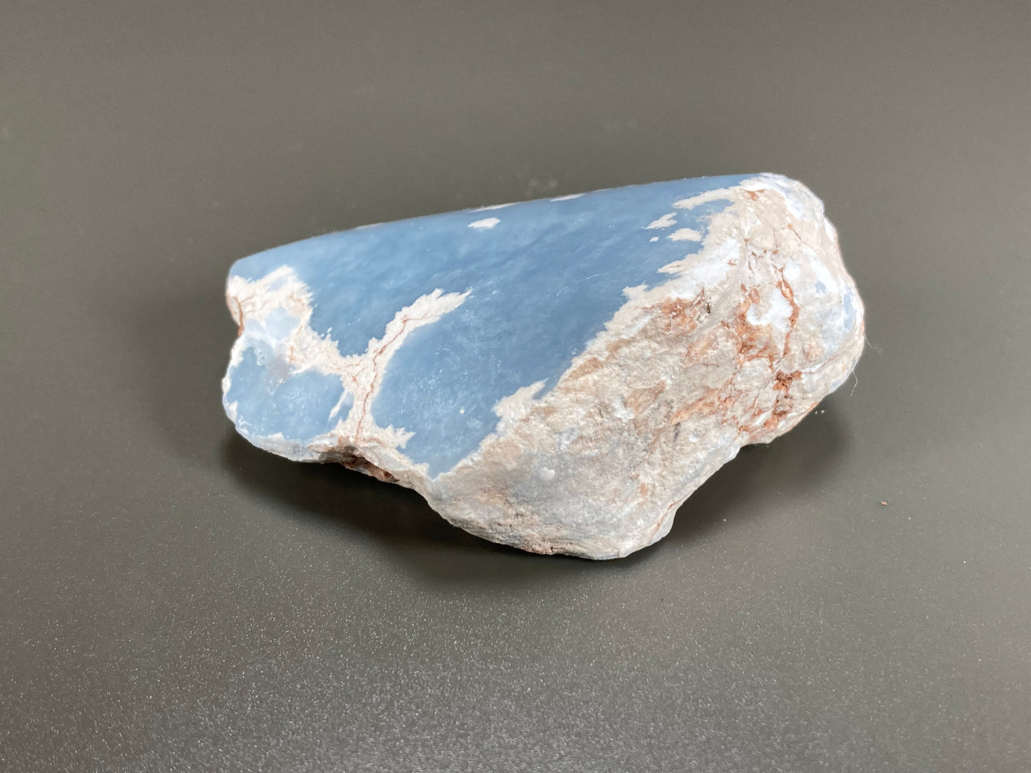 Angelite Specimen, One Side Polished