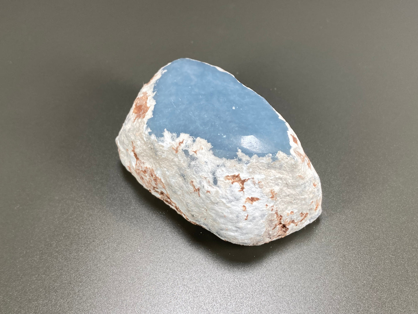 Angelite Specimen, One Side Polished