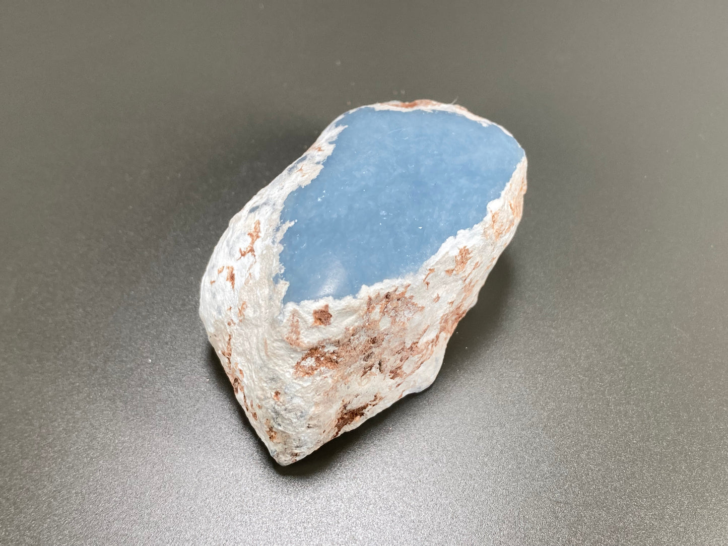 Angelite Specimen, One Side Polished