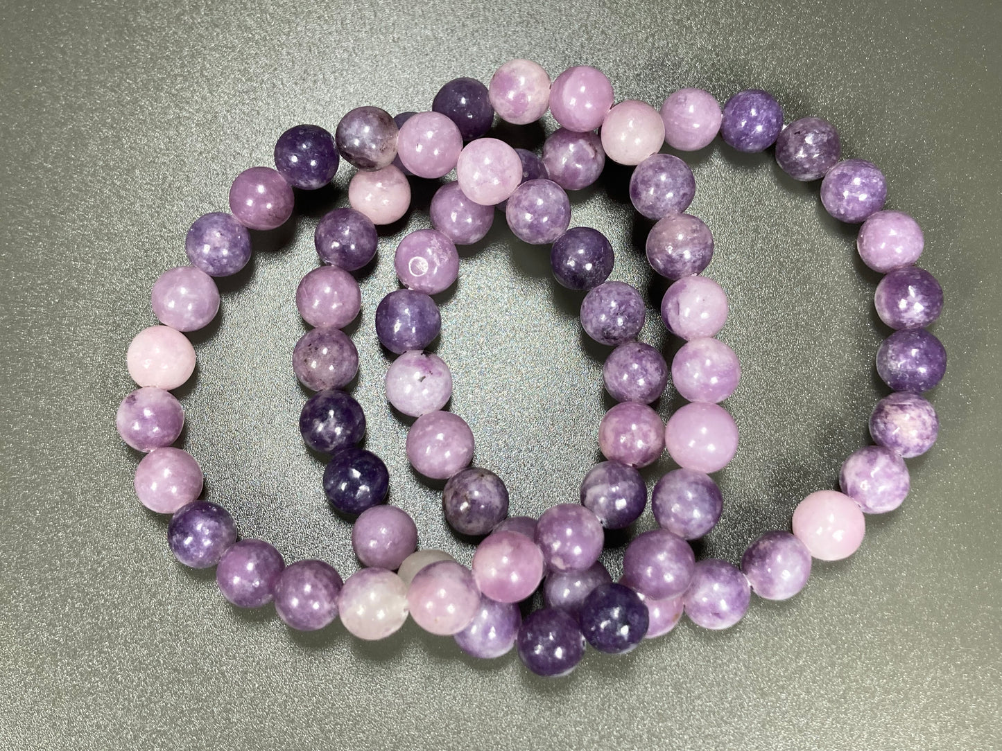 Lepidolite Stretch Bracelet, 8mm