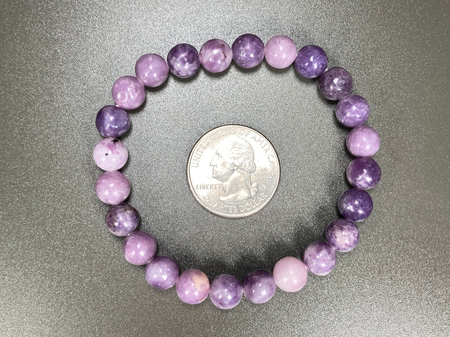 Lepidolite Stretch Bracelet, 8mm