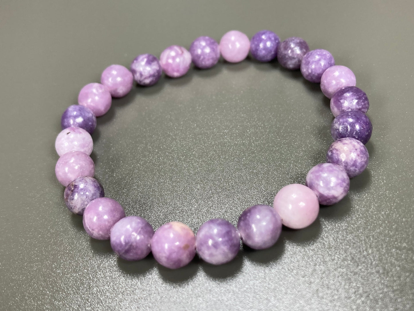 Lepidolite Stretch Bracelet, 8mm