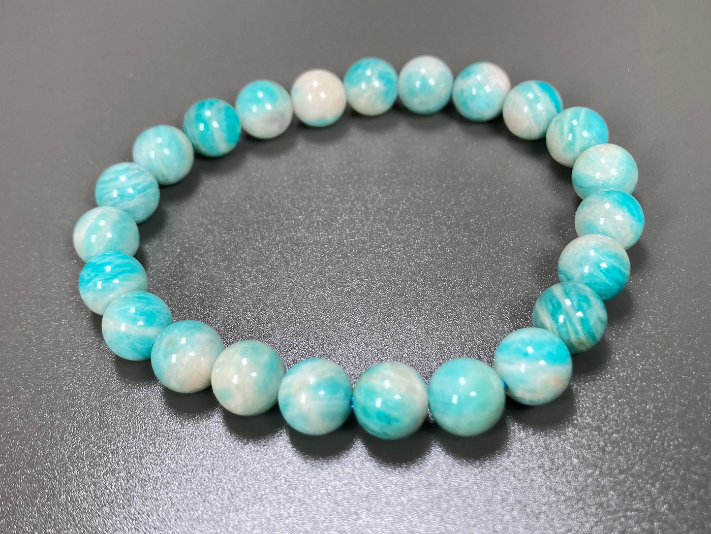 Amazonite Stretch Bracelet, 8mm