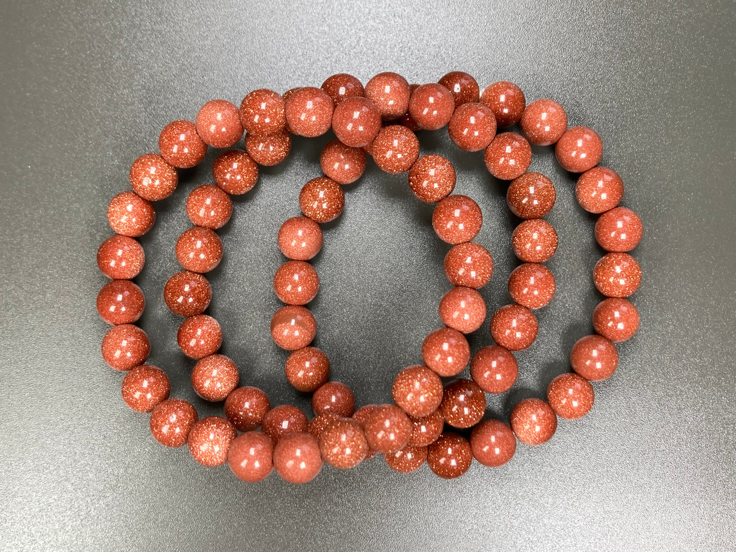 Goldstone Stretch Bracelet, 8mm