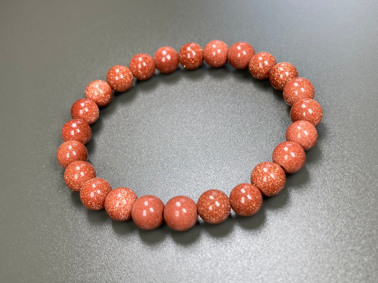 Goldstone Stretch Bracelet, 8mm