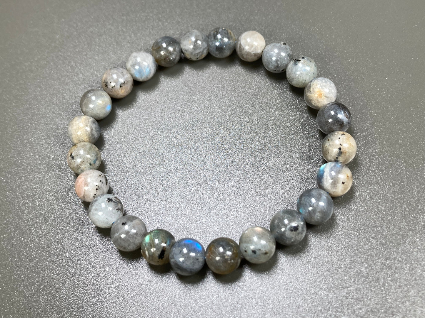 Labradorite Stretch Bracelet, 8mm