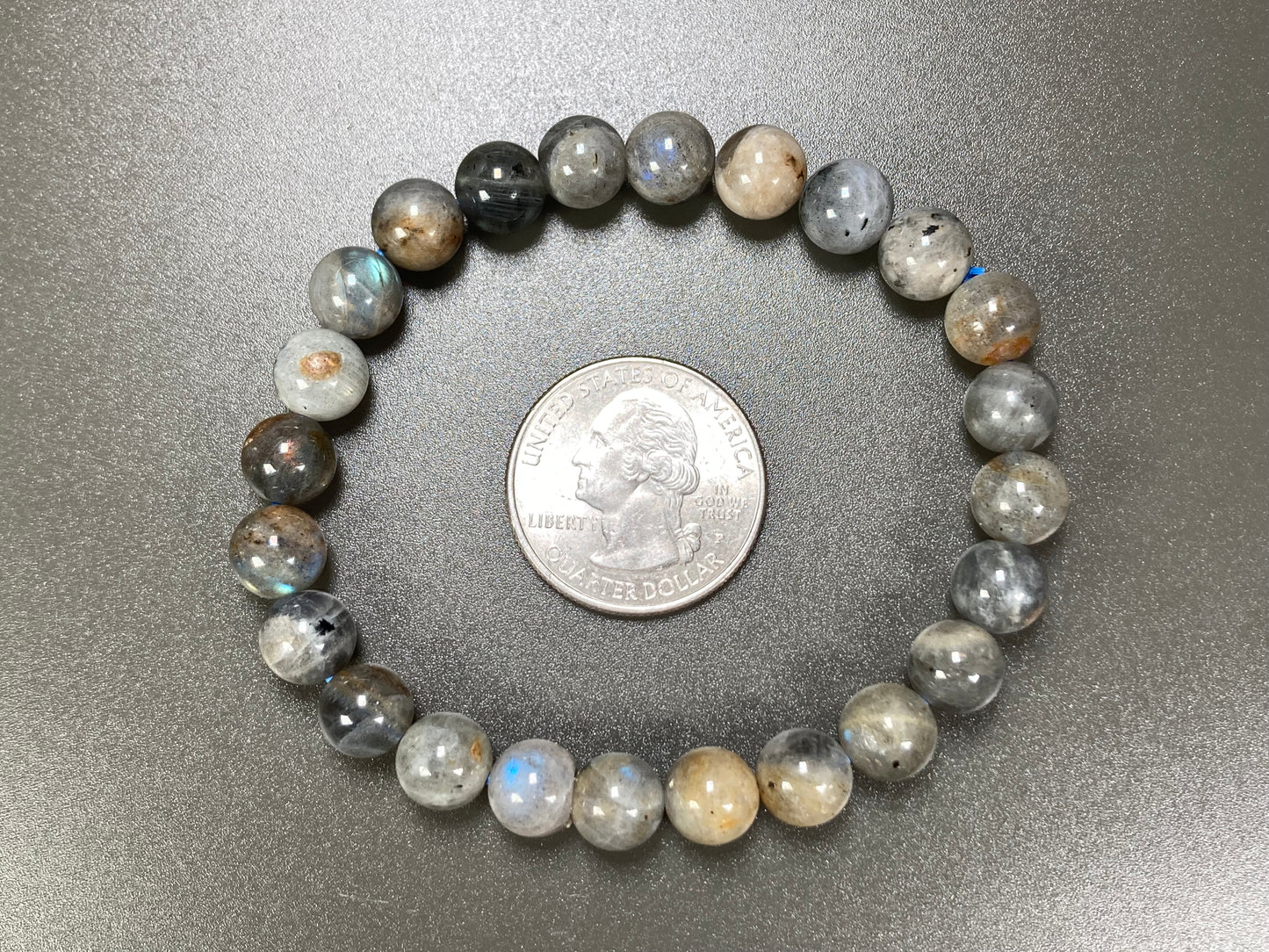 Labradorite Stretch Bracelet, 8mm