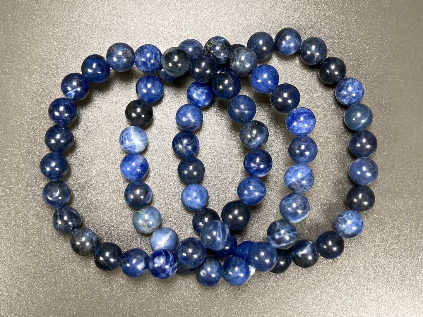 Sodalite Stretch Bracelet, 8mm