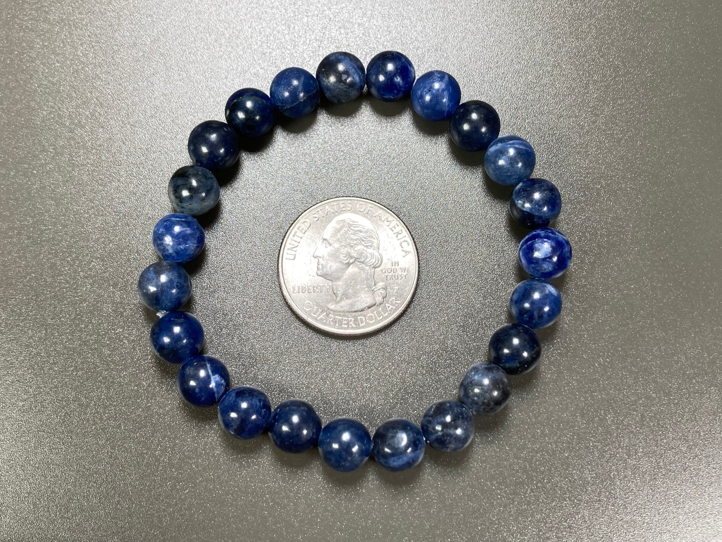 Sodalite Stretch Bracelet, 8mm