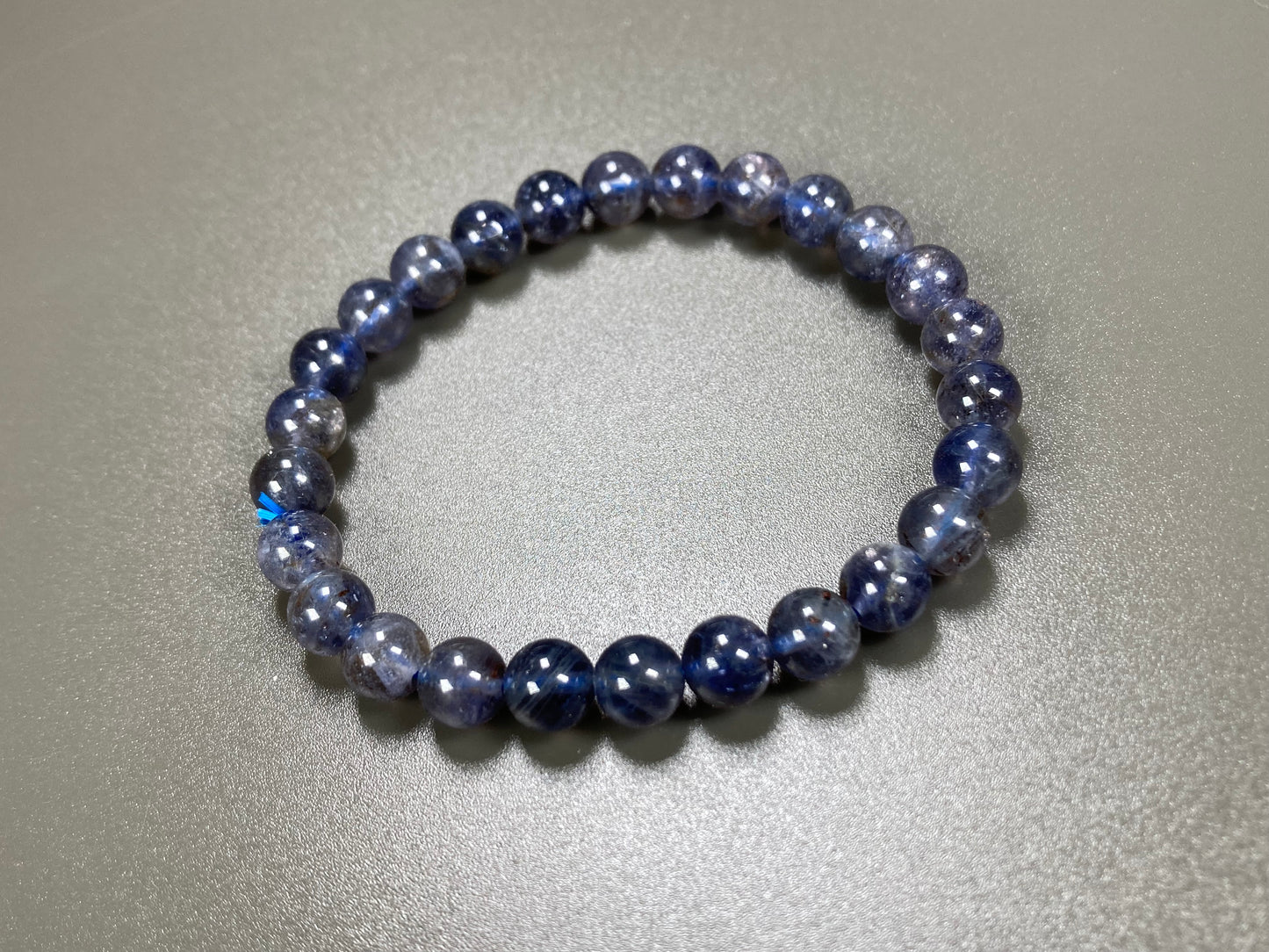 Iolite Stretch Bracelet, 7mm