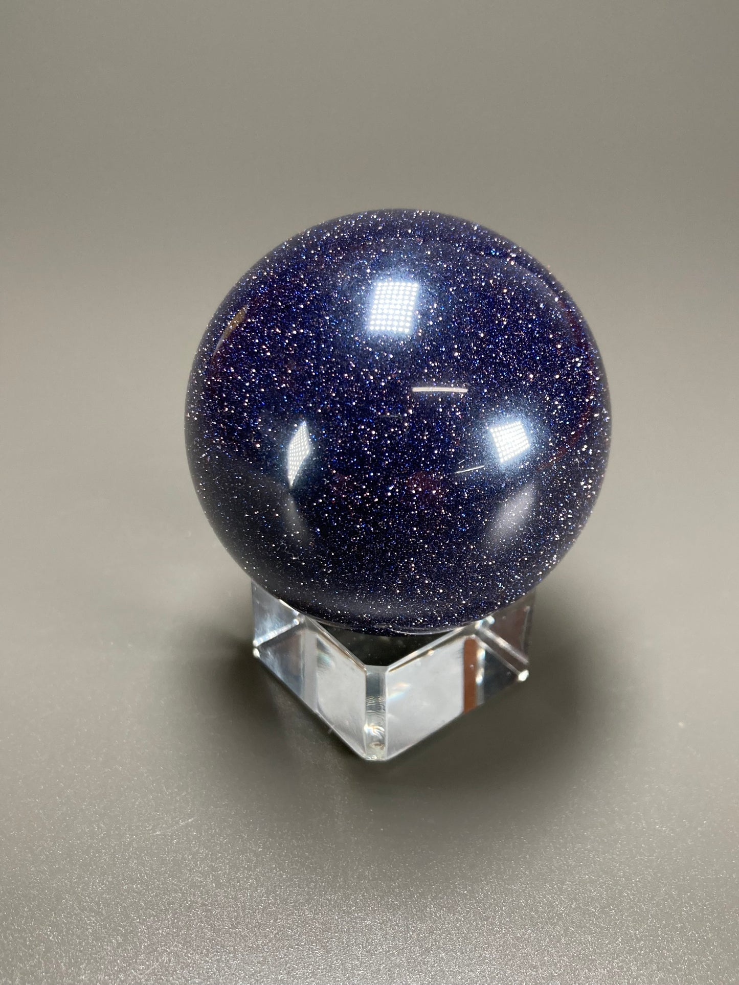 Blue Sandstone Sphere Carving, 51mm