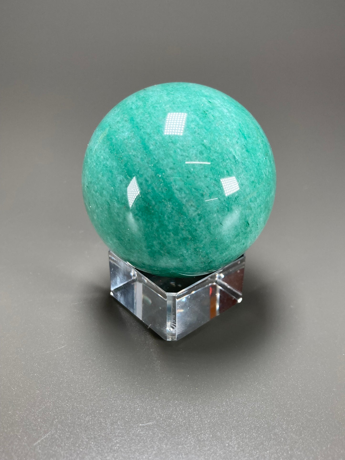 Green Aventurine Sphere Carving, 50mm