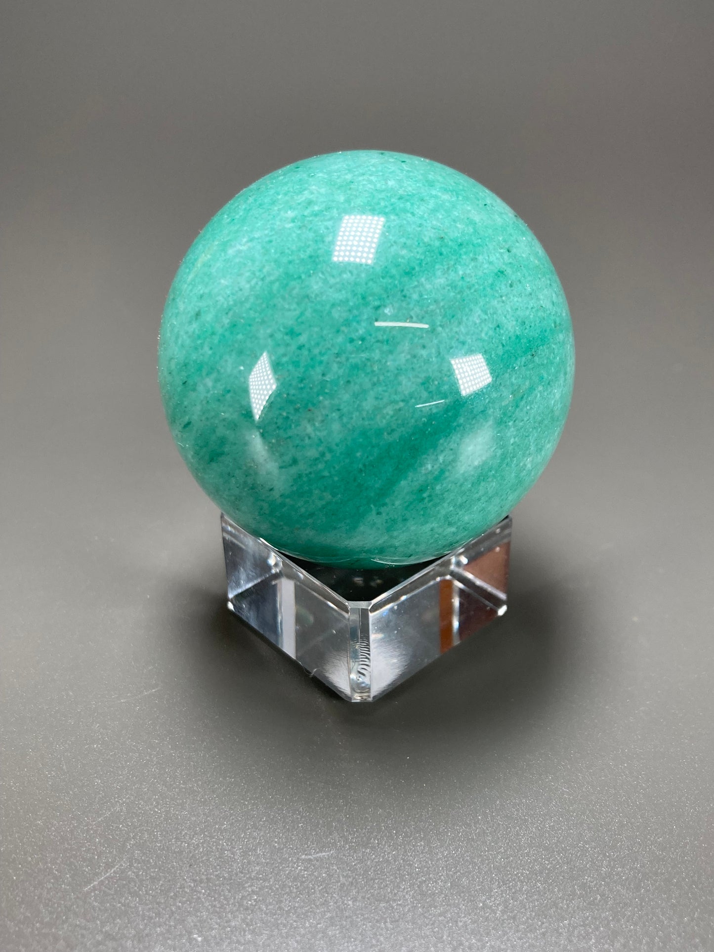 Green Aventurine Sphere Carving, 50mm