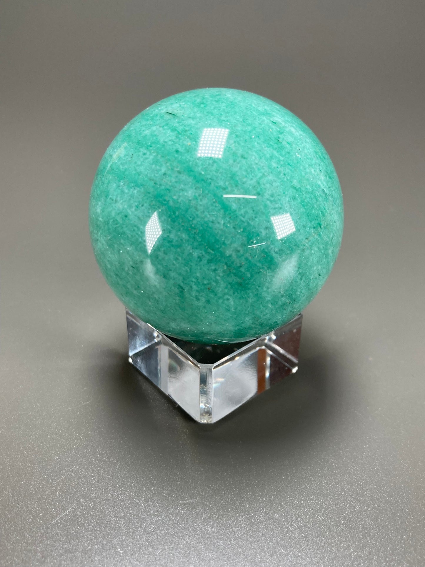 Green Aventurine Sphere Carving, 50mm