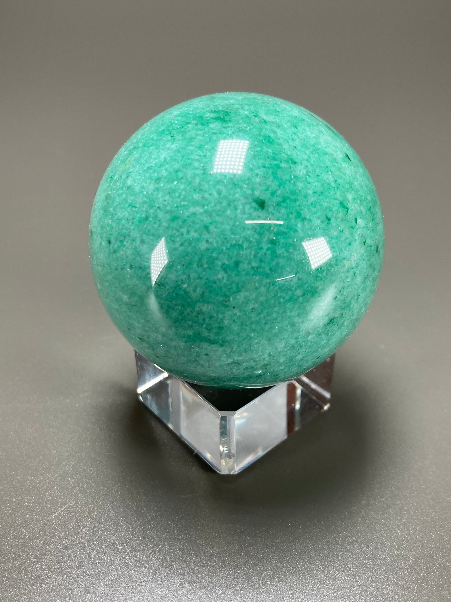 Green Aventurine Sphere Carving, 50mm